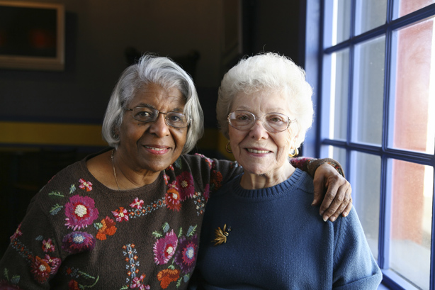 people living in care home
